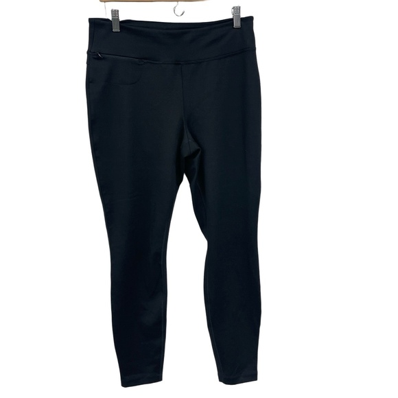 Duluth Women's Work Leggings Pants Ponte Pro Black Pockets Slim Leggings 12 - Picture 1 of 10